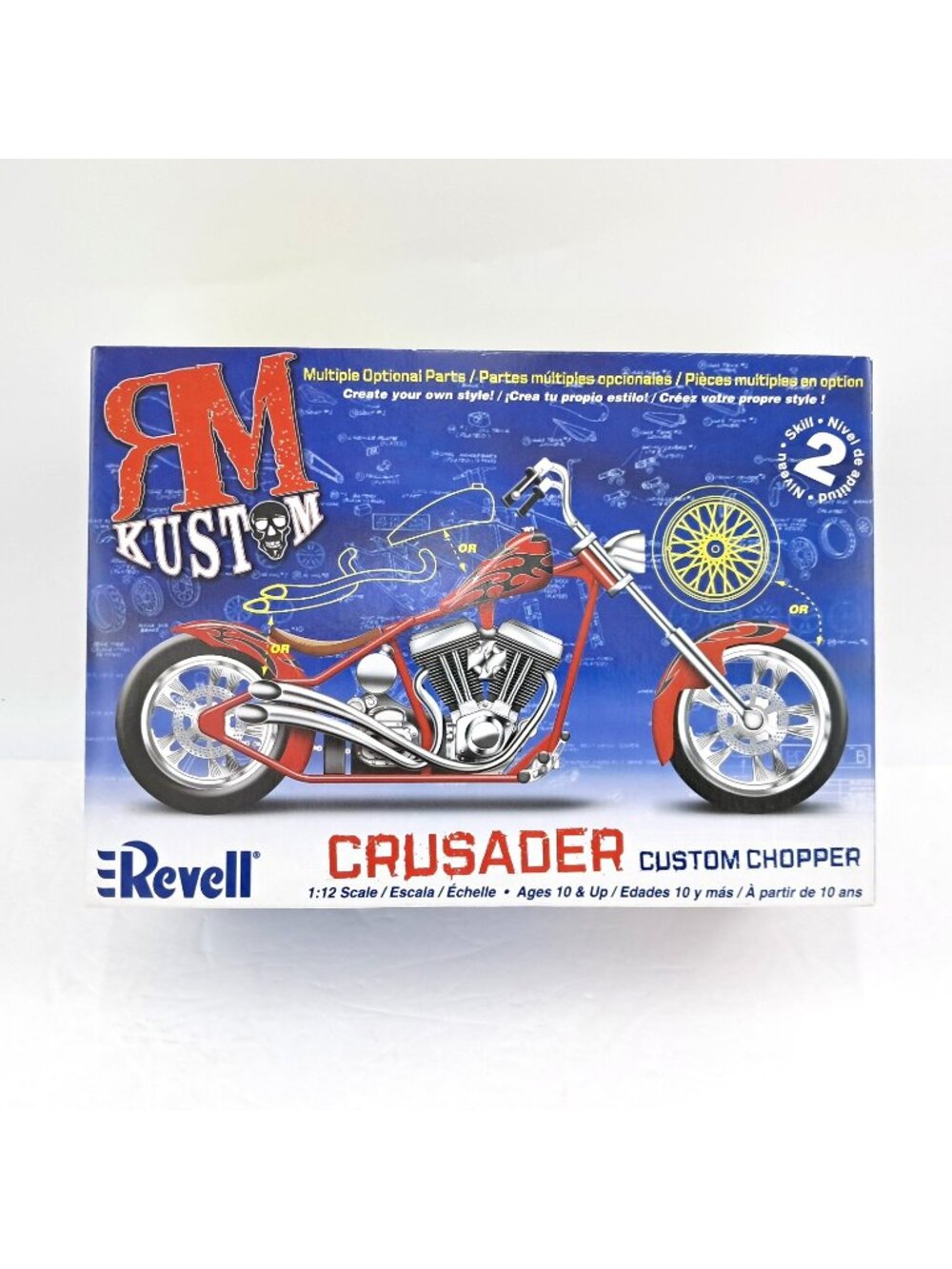 REVELL Mr Kustom Crusader Custome Chopper 7314 Model Motorcycle Kit 1:12